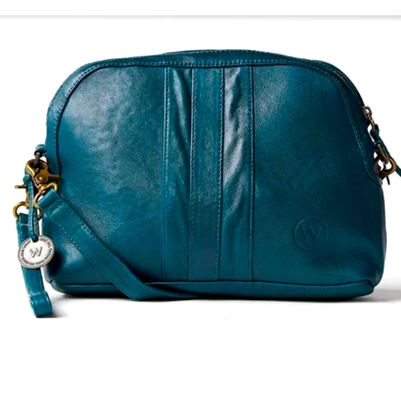 NWT Wanderers Bellagio Crossbody in Azzura (teal/blue) - Picture 1 of 4